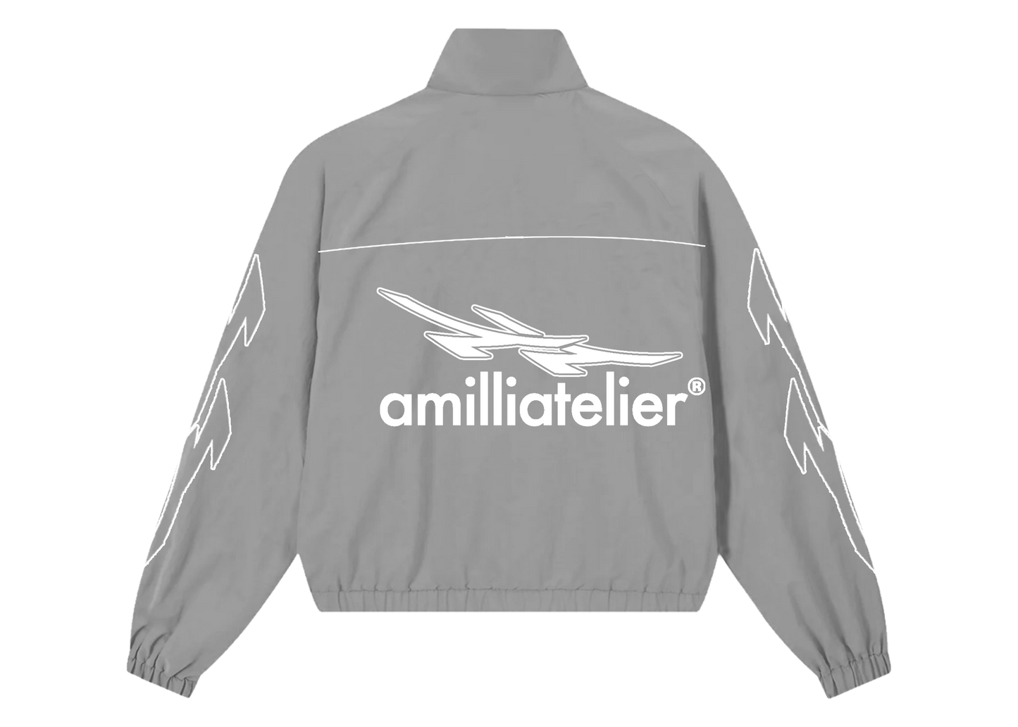 CLOUD GRAY VOLT BREAKER WINDBREAKER JACKET