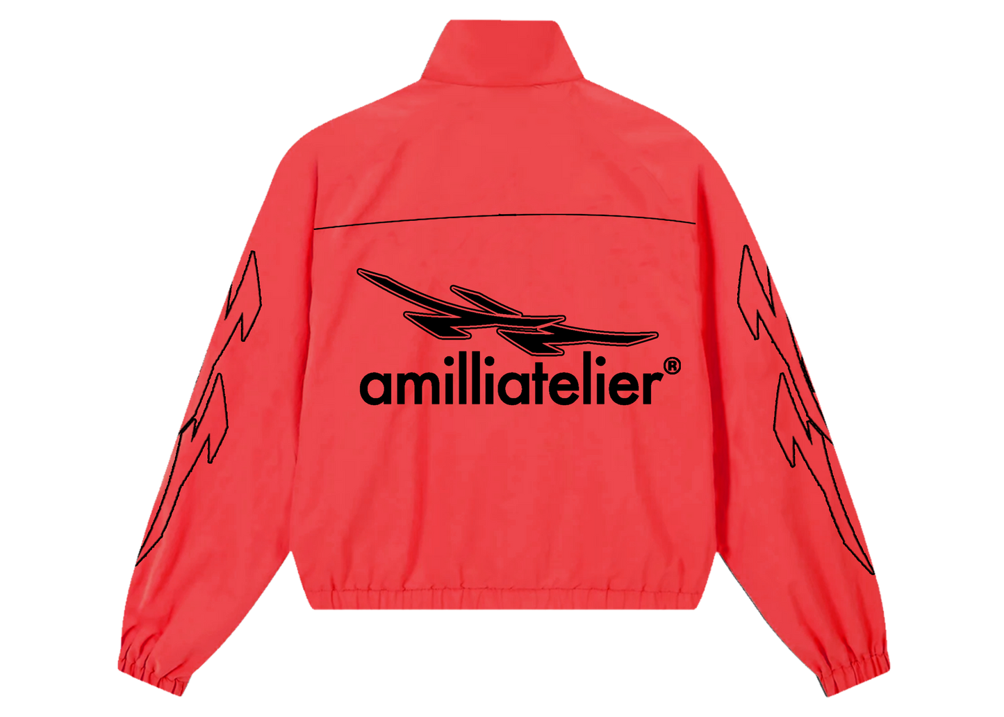 CHILI RED VOLT BREAKER WINDBREAKER JACKET