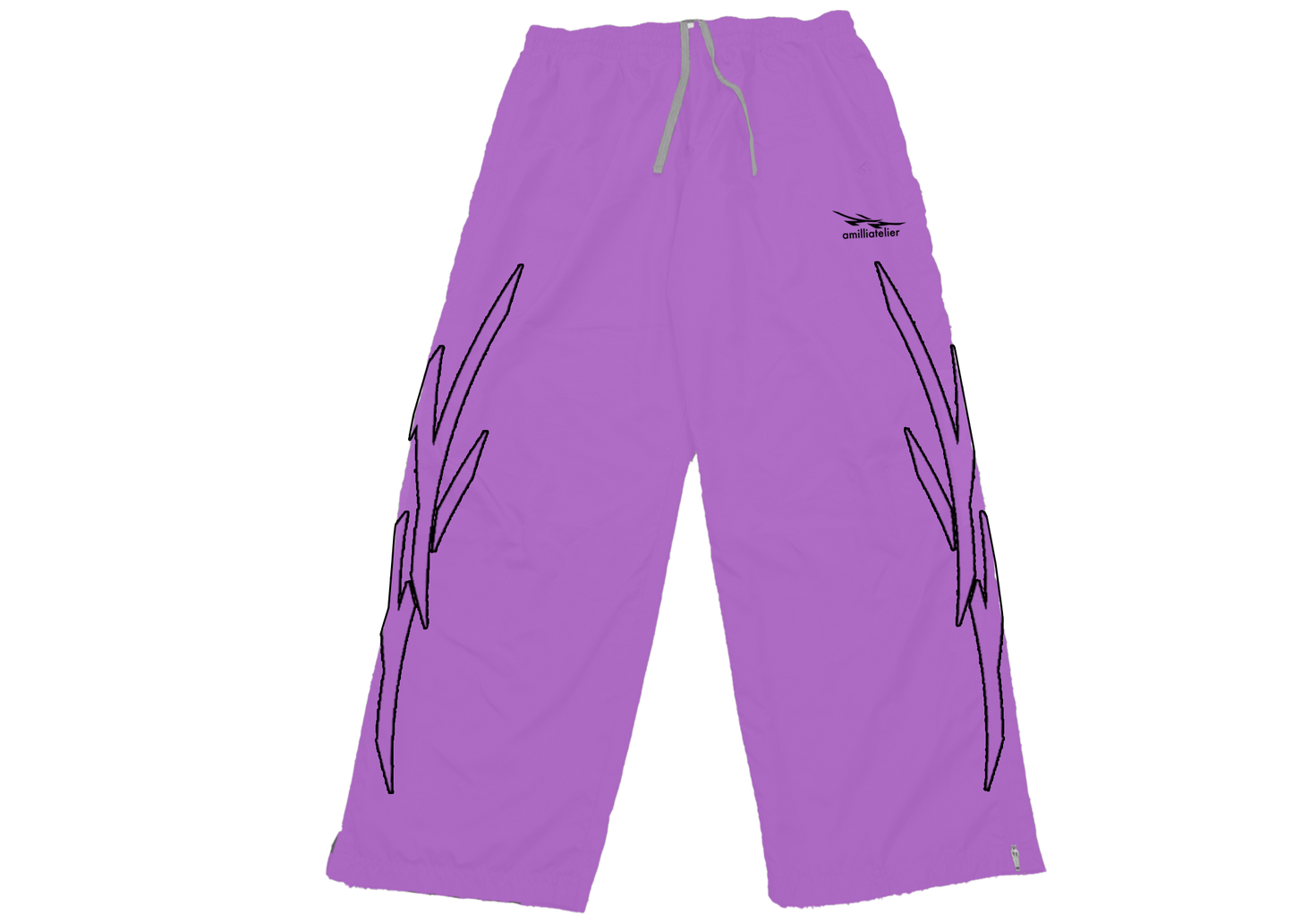MAUVE PURPLE VOLT BREAKER WINDBREAKER PANTS