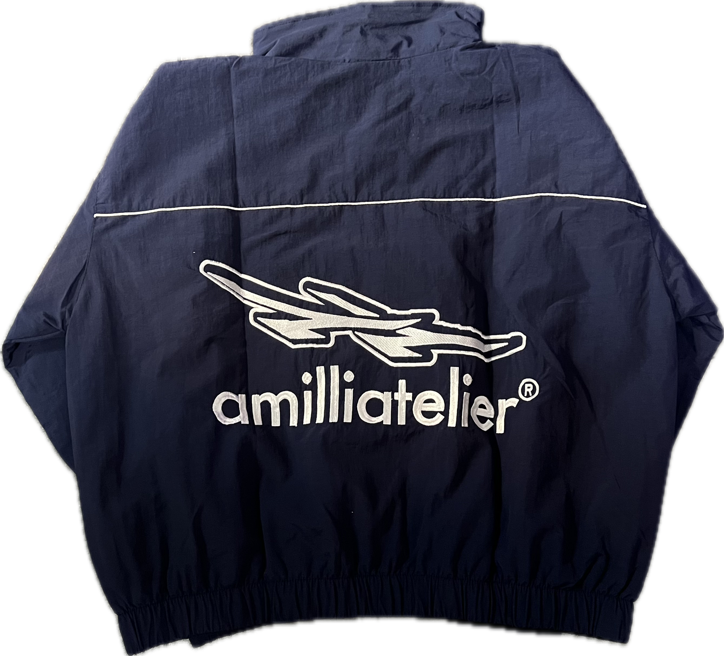 NAVY VOLT BREAKER WINDBREAKER JACKET