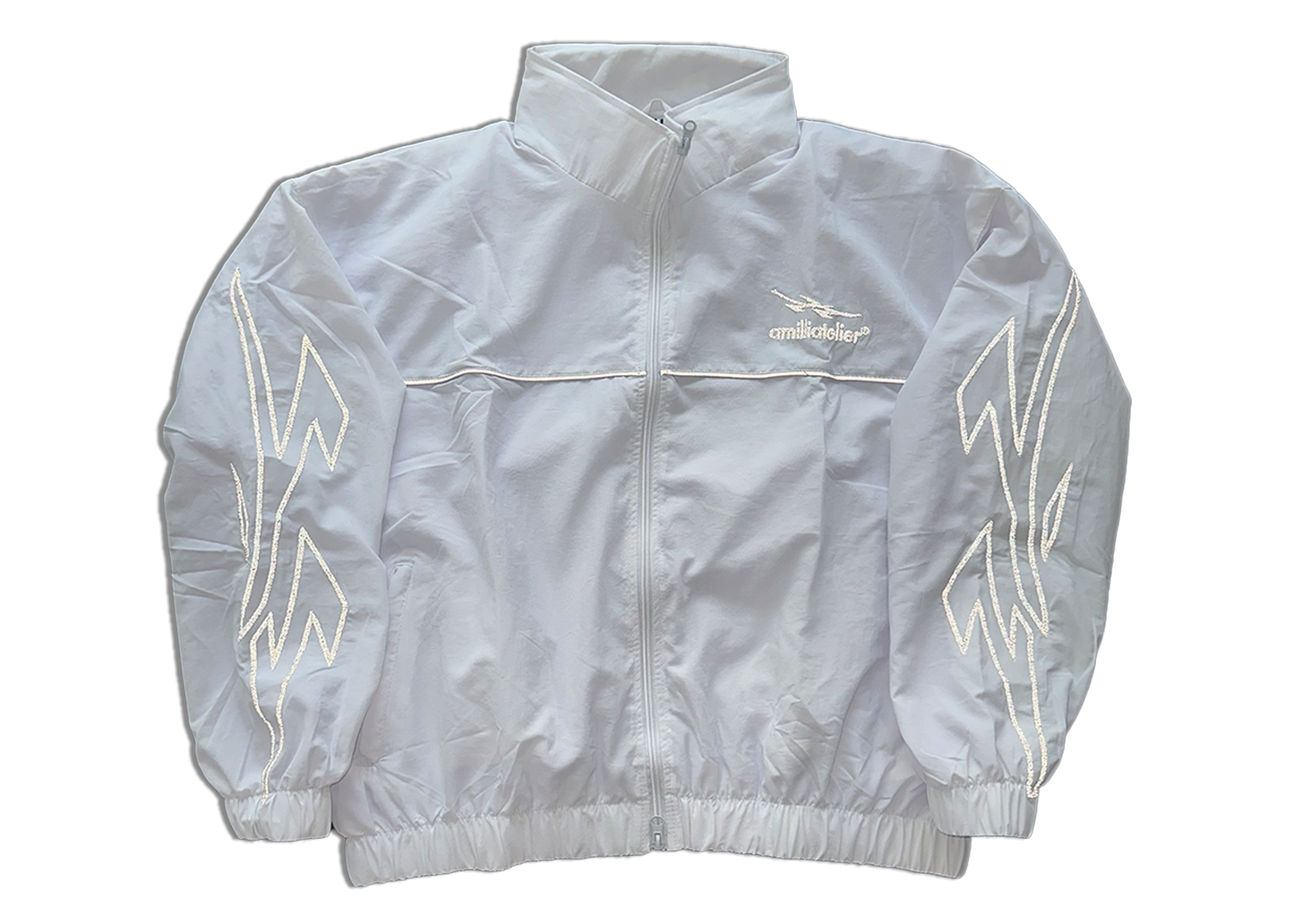 ICY WHITE VOLT BREAKER WINDBREAKER JACKET