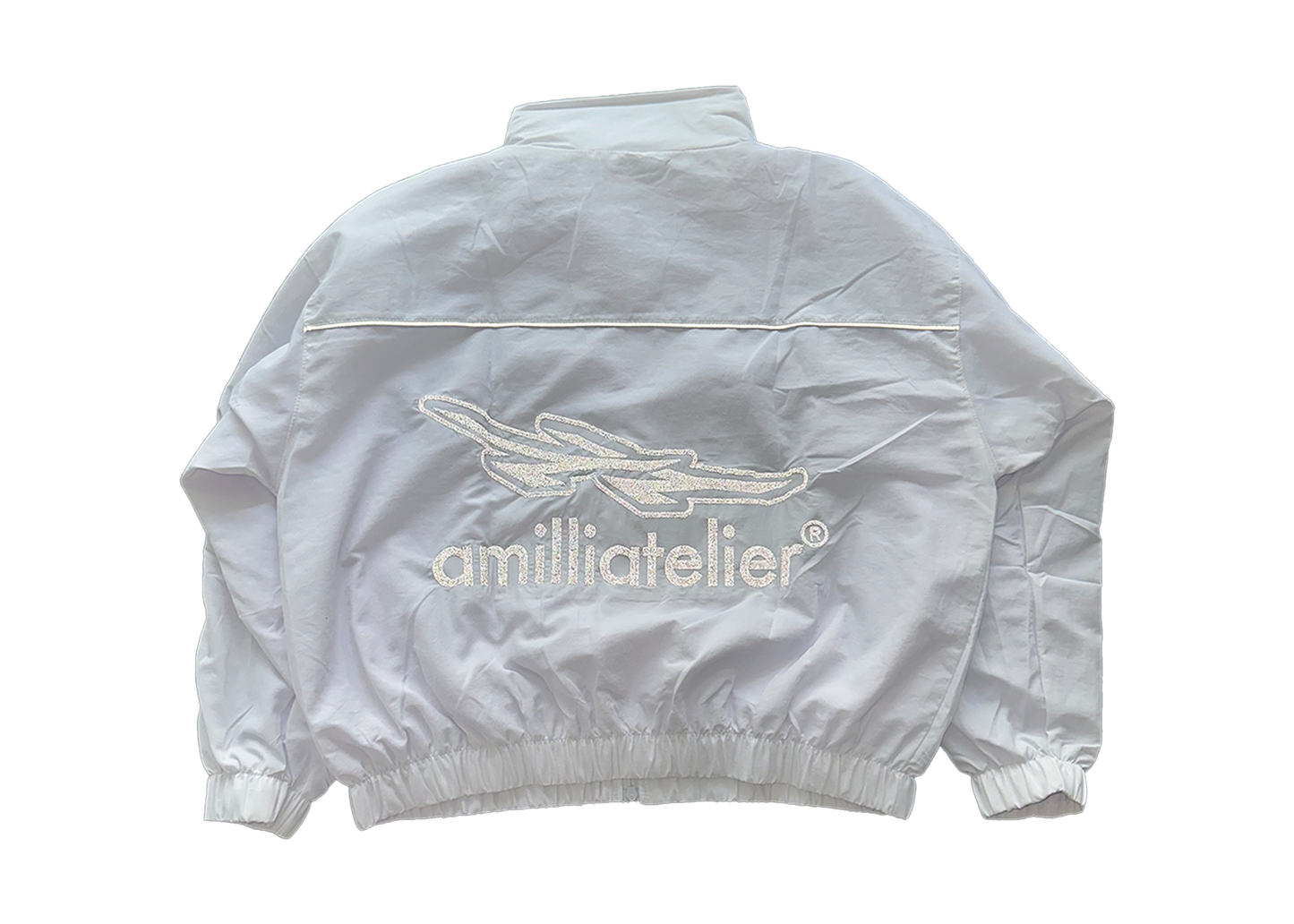 ICY WHITE VOLT BREAKER WINDBREAKER JACKET