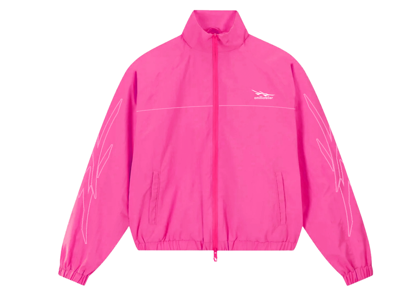 BUBBLEGUM PINK VOLT BREAKER WINDBREAKER JACKET