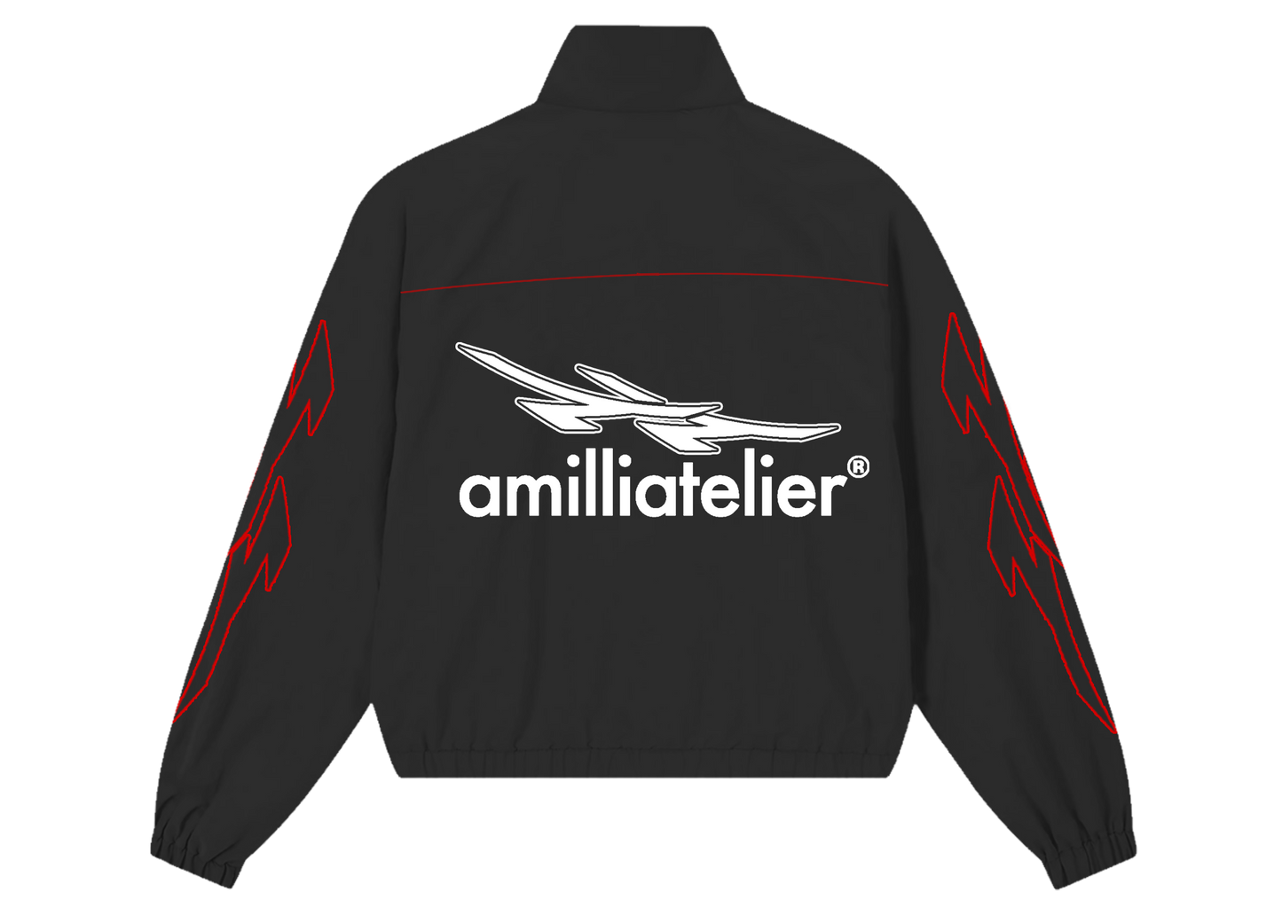 MIDNIGHT/CHILI RED VOLT BREAKER WINDBREAKER JACKET