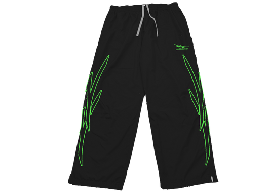 MIDNIGHT/SLIME GREEN VOLT BREAKER WINDBREAKER PANTS