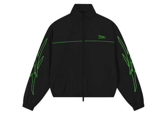 MIDNIGHT/SLIME GREEN VOLT BREAKER WINDBREAKER JACKET