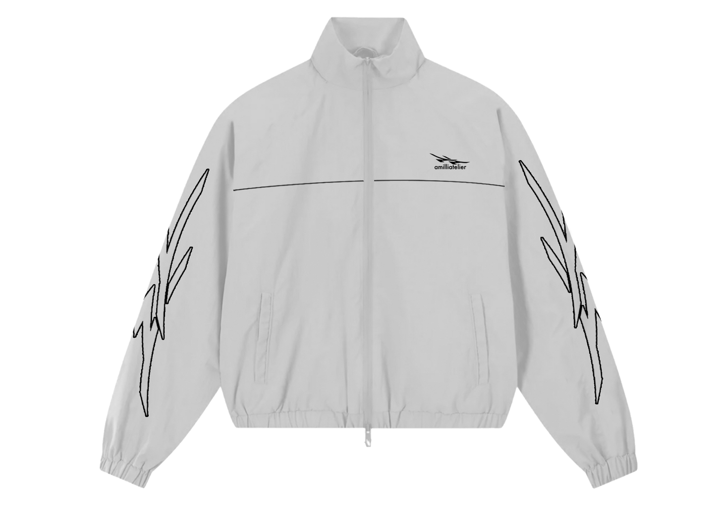MARSHMALLOW/MIDNIGHT VOLT BREAKER WINDBREAKER JACKET
