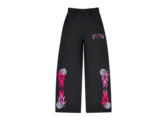 BARBIE PINK LUCKY SINS SWEATPANTS