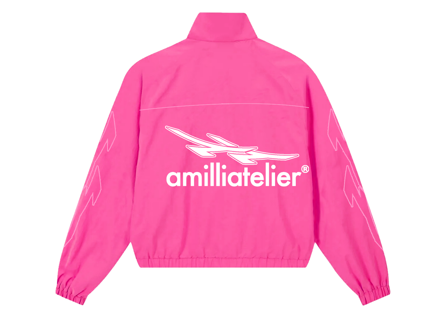BUBBLEGUM PINK VOLT BREAKER WINDBREAKER JACKET