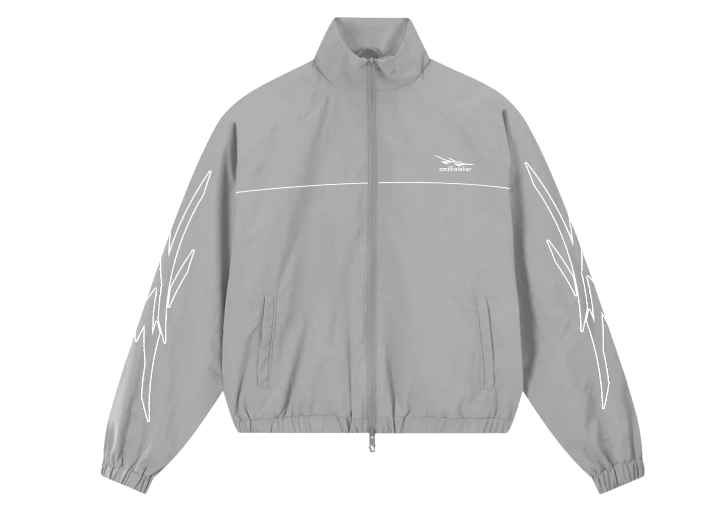 CLOUD GRAY VOLT BREAKER WINDBREAKER JACKET