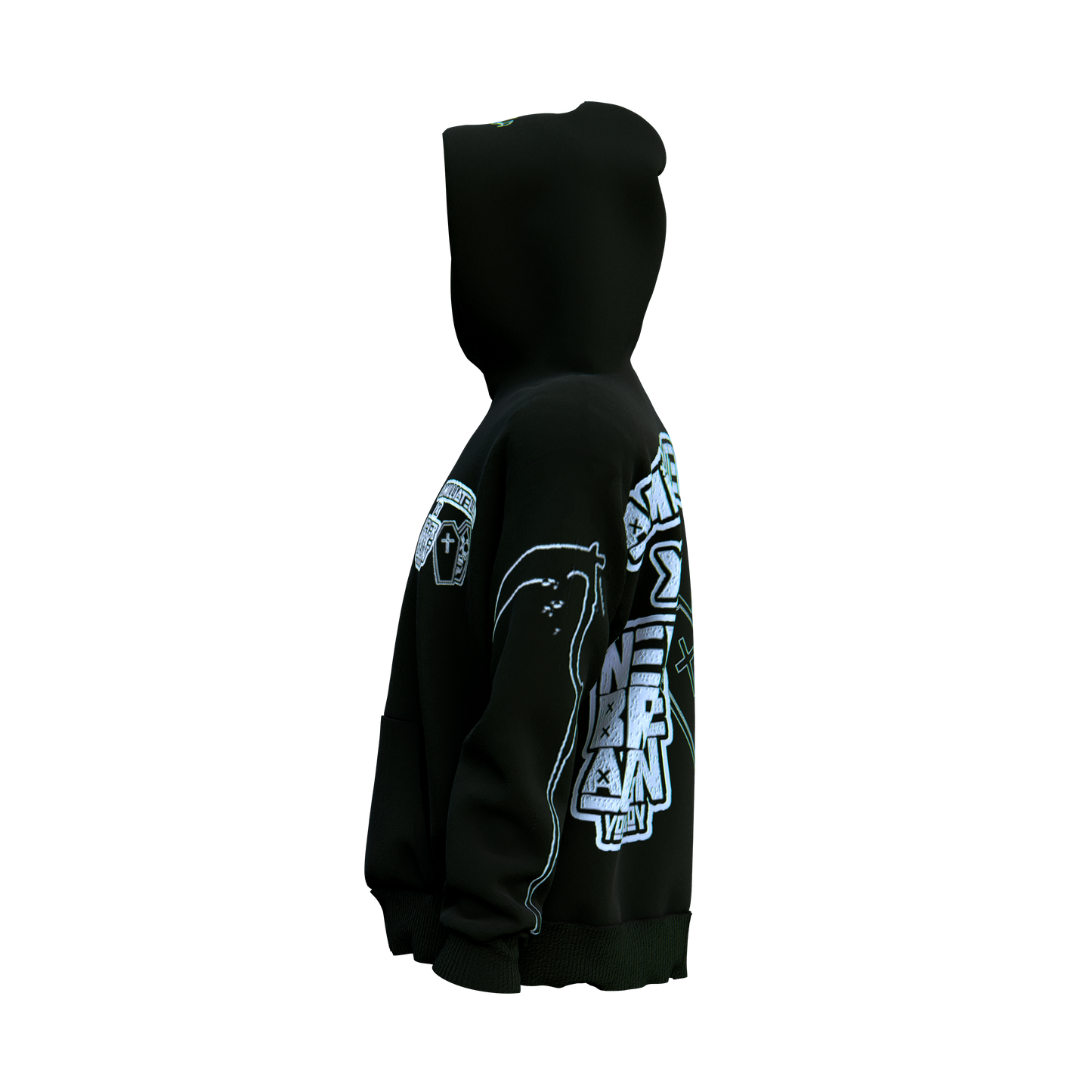 MEET US ON GDM NBA YOUNGBOY x AMILLI BLACK HOODIE