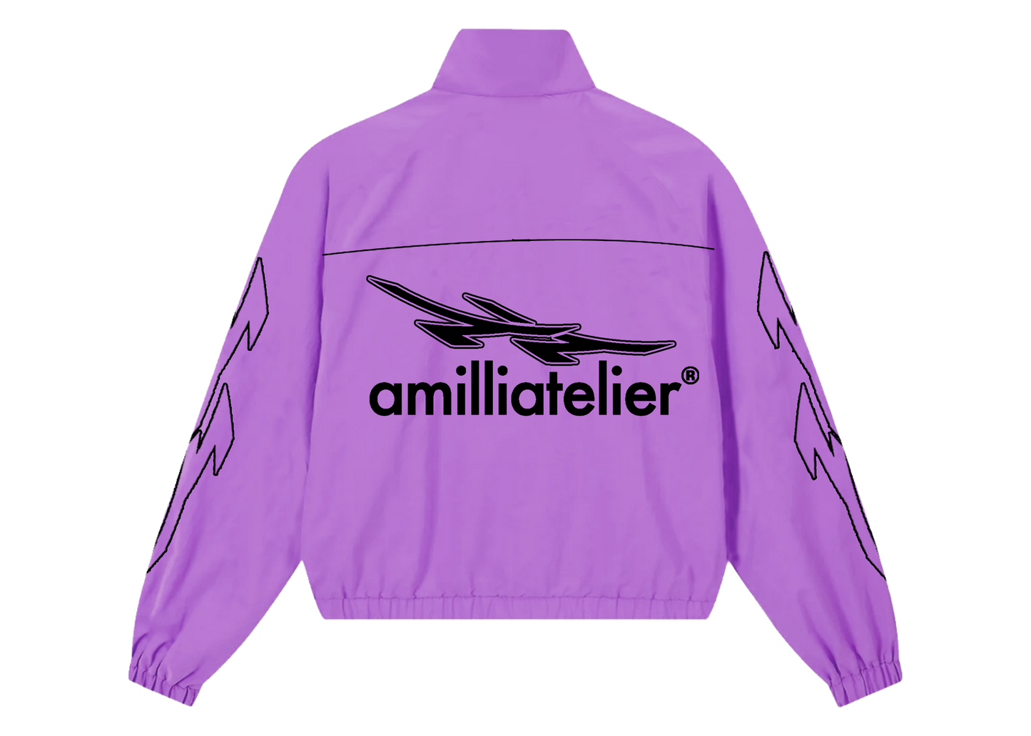 MAUVE VOLT BREAKER WINDBREAKER JACKET
