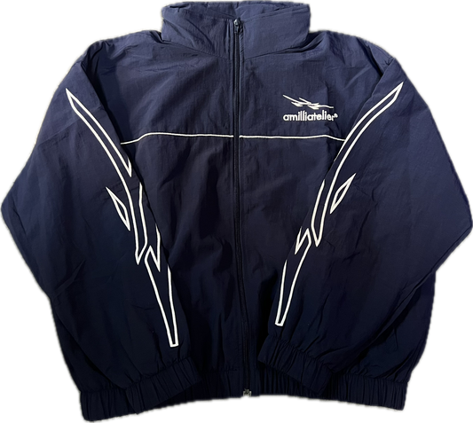 NAVY VOLT BREAKER WINDBREAKER JACKET