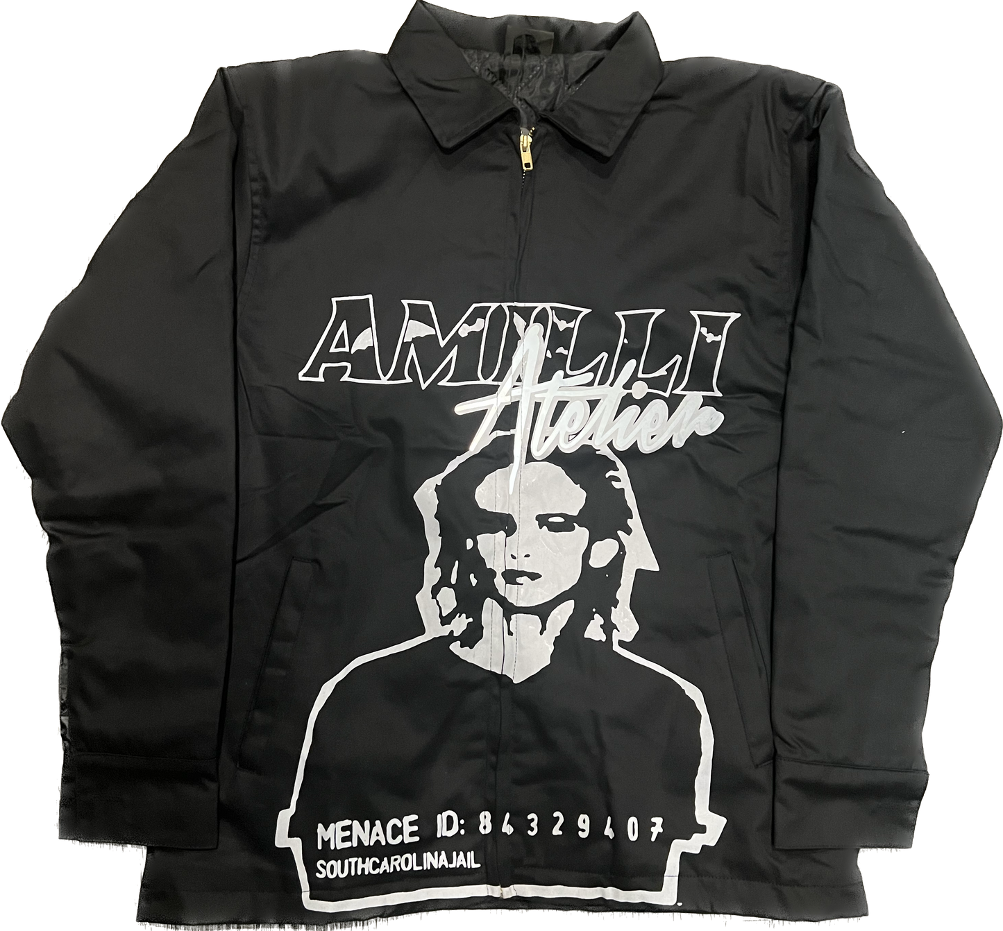 JET BLACK & REFLECTIVE EISENHOWER JACKET