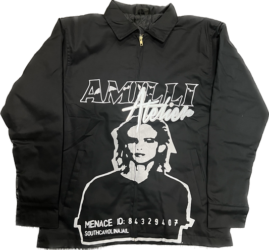 JET BLACK & REFLECTIVE EISENHOWER JACKET