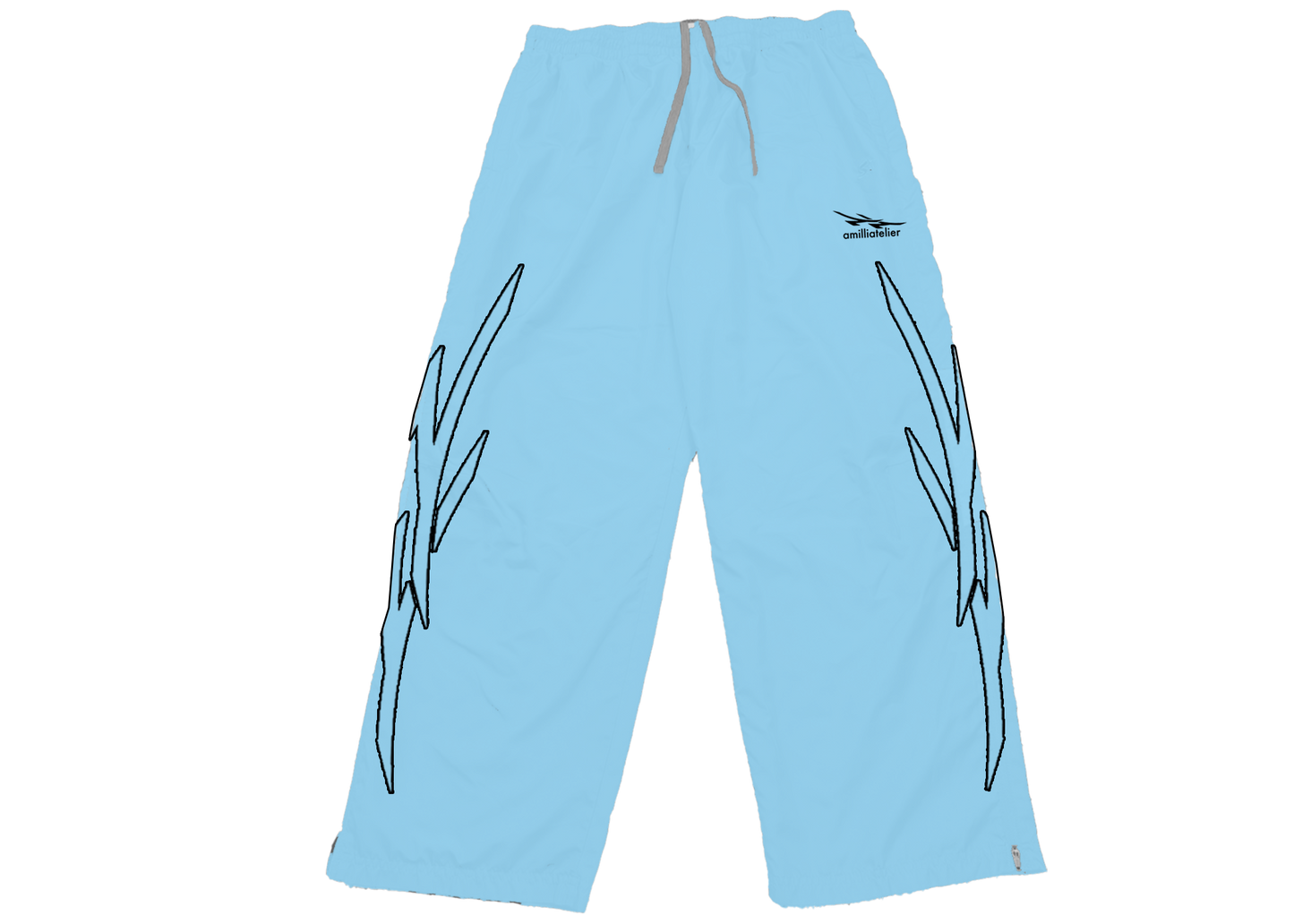 ICE BLUE VOLT BREAKER WINDBREAKER PANTS