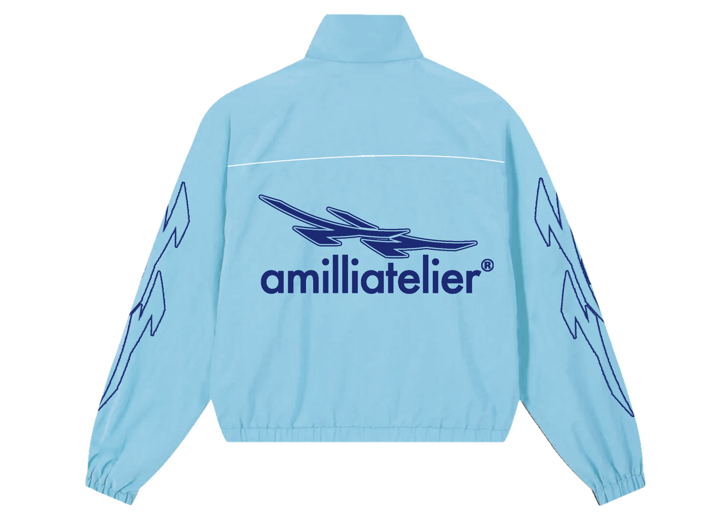 ICE BLUE VOLT BREAKER WINDBREAKER JACKET