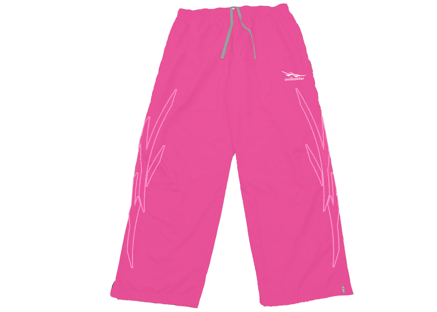 BUBBLEGUM PINK VOLT BREAKER WINDBREAKER PANTS
