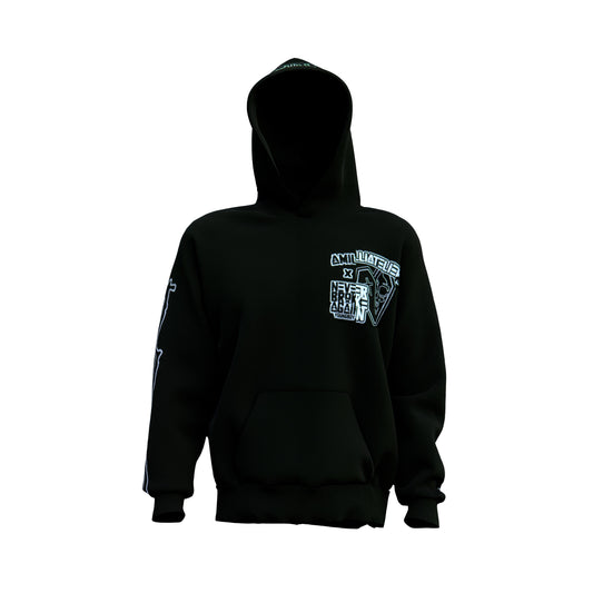 MEET US ON GDM NBA YOUNGBOY x AMILLI BLACK HOODIE